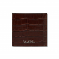 Preview: Wallet made of calf leather with a special cognac embossing