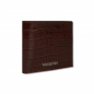 Preview: Wallet made of calf leather with a special cognac embossing