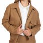 Preview: Bomberjacke aus Schurwolle in Camel/Hellbraun