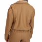 Preview: Bomberjacke aus Schurwolle in Camel/Hellbraun