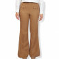 Preview: High-Waist Hose aus Schurwolle in Camel/Hellbraun