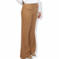 Preview: High-Waist Hose aus Schurwolle in Camel/Hellbraun