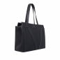 Preview: Shopper Bag with Zipper in Calf Leather