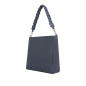 Preview: Shopper with magnetic closure made of calfskin gray