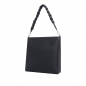 Preview: Shopper with magnetic closure made of calfskin black