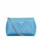 Preview: Crossbody Bag aus Kalbsleder Hellblau