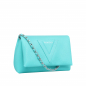 Preview: Crossbody bag made of calfskin turquoise