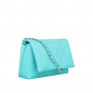 Preview: Crossbody bag made of calfskin turquoise