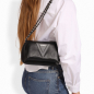 Preview: Black crossbody bag made of calfskin