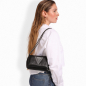 Preview: Black crossbody bag made of calfskin