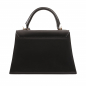 Preview: Handle Bag with shoulder strap made with smooth leather