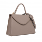 Preview: Handle Bag with shoulder strap made of calfskin taupe