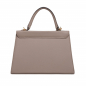 Preview: Handle Bag with shoulder strap made of calfskin taupe