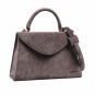 Preview: Handle Bag with shoulder strap made of suede