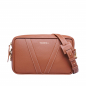 Preview: Small Shoulder Bag made of calfskin brown