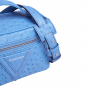 Preview: Shoulder bag made of cognac ostrich leather blue