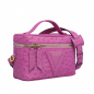 Preview: Shoulder bag made of magenta ostrich leather