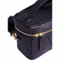 Preview: Shoulder bag made of black ostrich leather