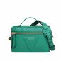 Preview: Shoulder Bag in green Calf Leather -OPIS-