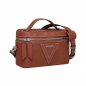 Preview: Shoulder Bag in brown Calf Leather -OPIS-