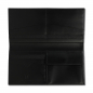 Preview: Brieftasche aus genarbtem Kalbsleder schwarz