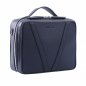 Preview: Crossbody Bag as Camera Bag made of Calfskin in darkblue