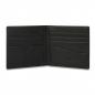 Preview: Geldbörse aus schwarz genarbtem Kalbsleder 10 cc -ARES-