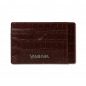 Preview: Card holder made of calfskin with a special embossing