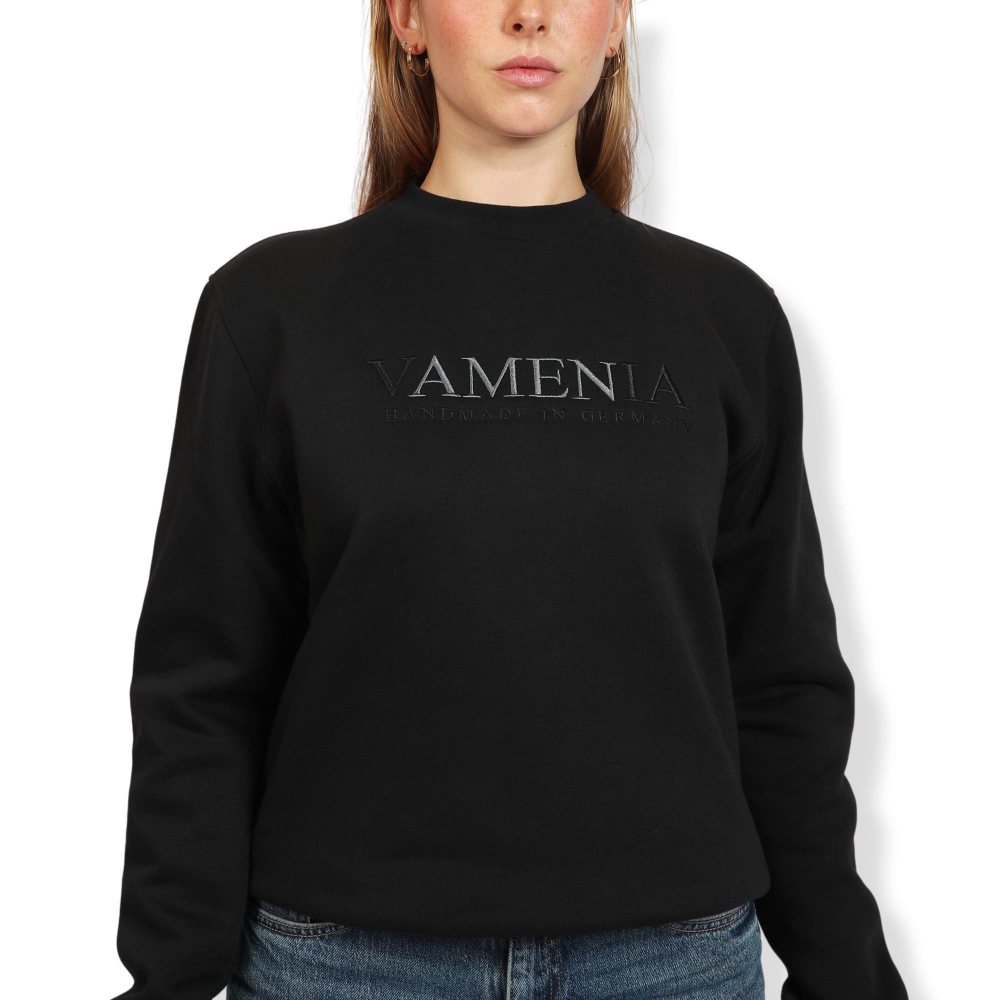 Sweatshirt  'AMEN' aus Baumwolle in Schwarz