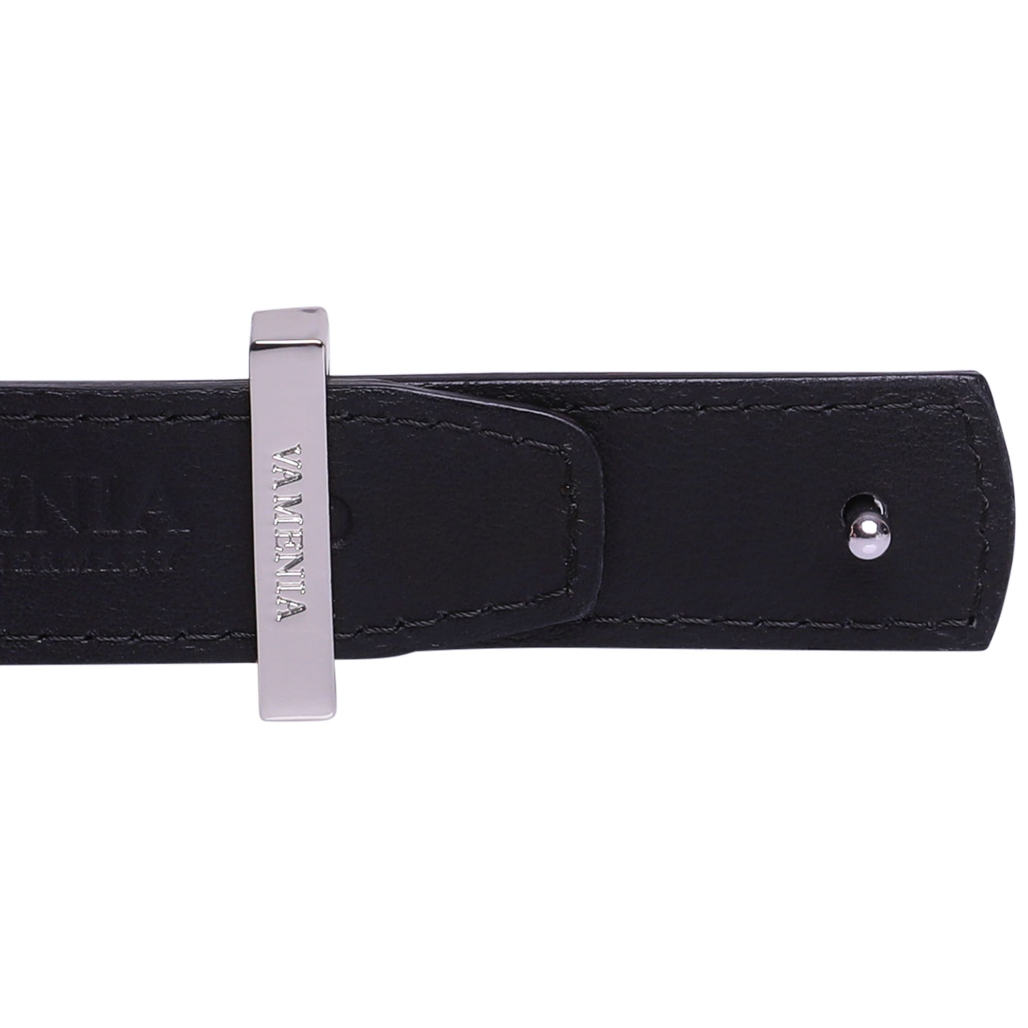 VAMENIA - Handmade in Germany - Reversible belt navy blue -JANUS-