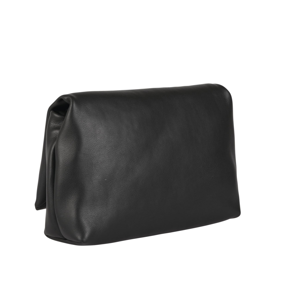 Crossbody Bag aus Kalbsleder in schwarz